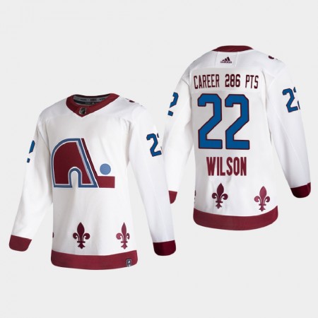 Miesten NHL Colorado Avalanche Pelipaita Colin Wilson 22 2020-2021 Reverse Retro Authentic